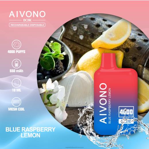 Vape Wholesale Morocco - Aivono AIM BOXX 4000 ليمون توت أزرق X464217