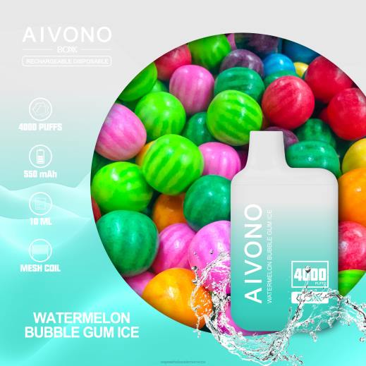 Vape Wholesale Supplier - Aivono AIM BOXX 4000 علكة البطيخ الجليدية X464227