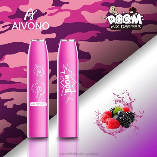 E Cig Wholesale Distributors - Aivono AIM BOOM 600 التوت المختلط X464361