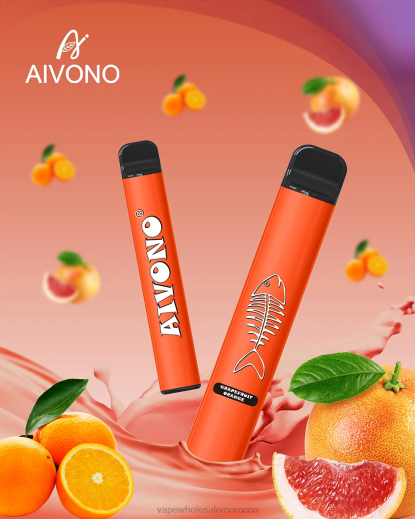 Morocco Vape Wholesale - Aivono AIM FISHBONE 600 برتقال جريب فروت X464280