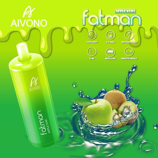 Vape Price Morocco - Aivono FATMAN 6800 كيوي تفاح X46431