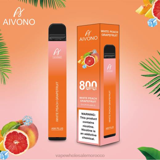 Vape Morocco - Aivono AIM PLUS 800 الجريب فروت الخوخ الأبيض X464199