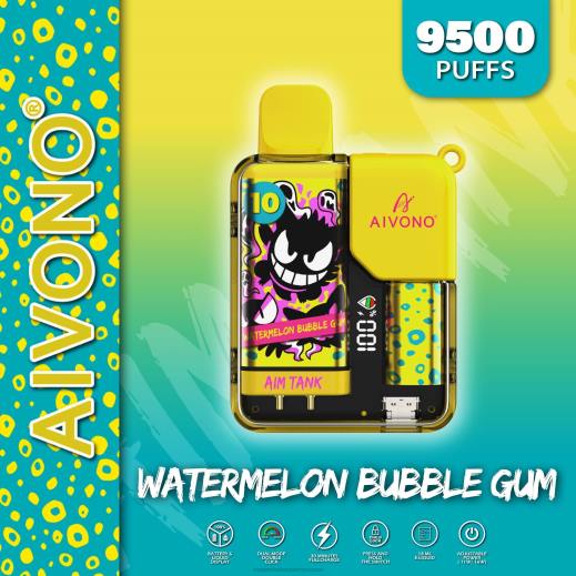 Vape بالجملة - Aivono AIM TANK 9500 علكة البطيخ X46444