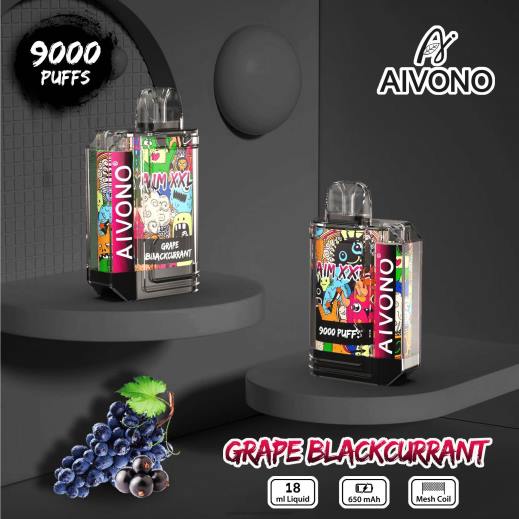 Vape Wholesale Supplier - Aivono AIM XXL 9000 ملصق فم شفاف العنب عنب الثعلب X46456