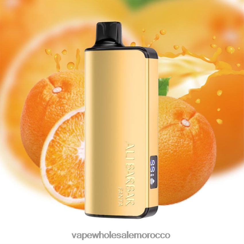 Morocco Vape Wholesale - Alibarbar Ingot 20000 سيجارة للاستعمال مرة واحدة غروب الشمس في كاليفورنيا HB2DBD33