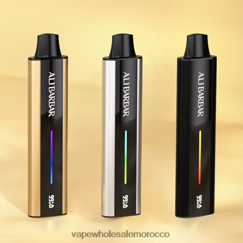 السيجارة الإلكترونية الأصلية - Alibarbar Flare vape قابل لإعادة التعبئة كيوي فراولة HB2DBD77