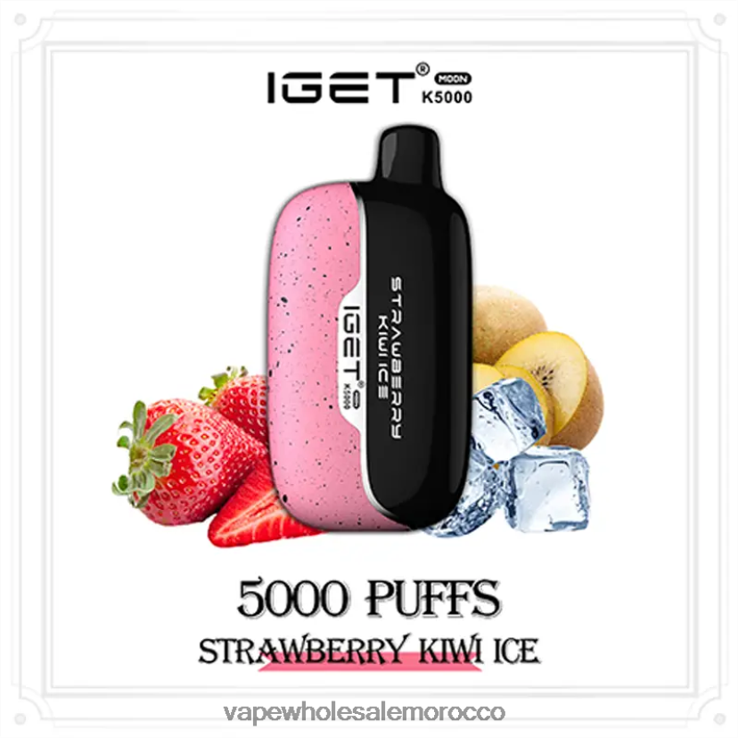 Vape Wholesale - IGET Moon k5000 ثلج فراولة كيوي 062N8F18