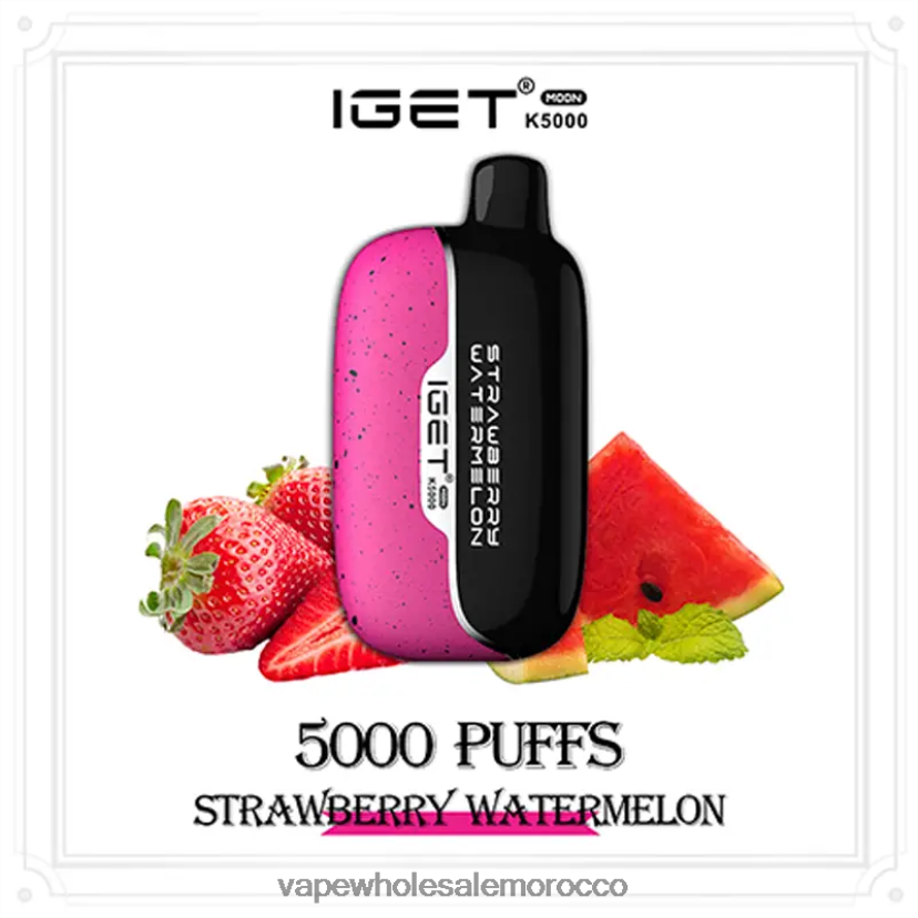 Vape Wholesale Morocco - IGET Moon k5000 الفراولة والبطيخ 062N8F9