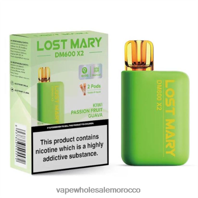 Morocco Vape Shop - كيوي باشن فروت جوافة R840F2473 LOST MARY DM600 X2