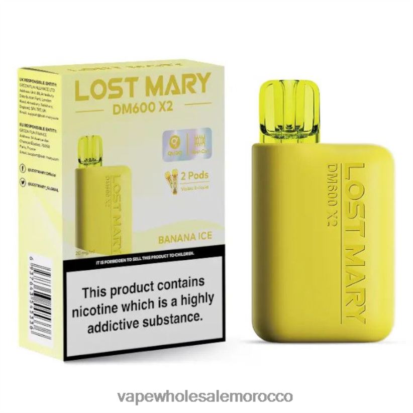 السيجارة الإلكترونية الجديدة - جليد الموز R840F2465 LOST MARY DM600 X2