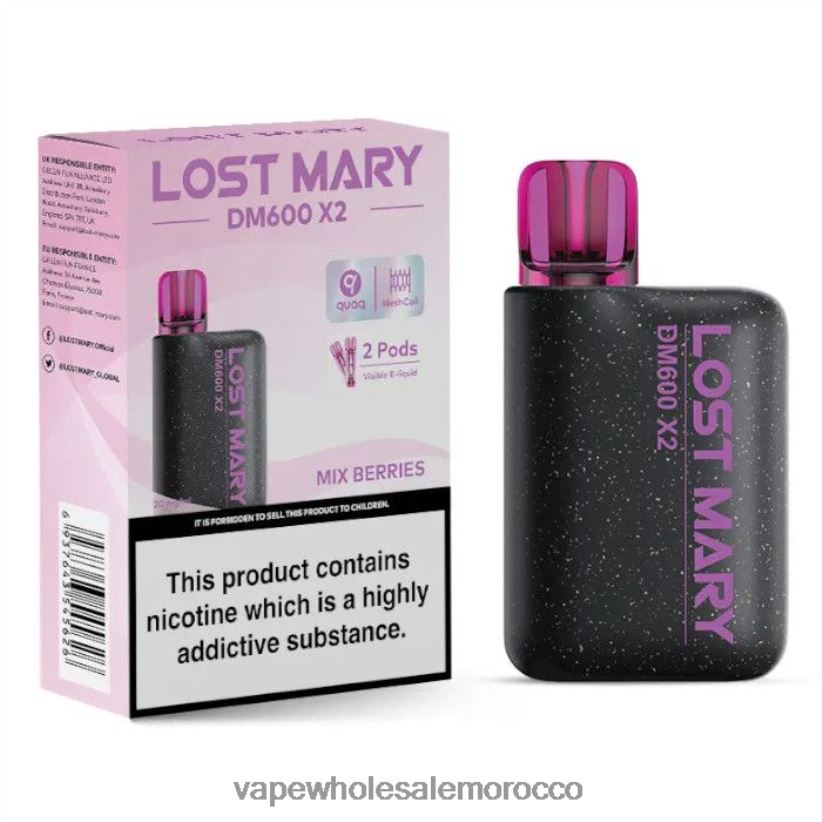 السيجارة الإلكترونية الجديدة - مزيج التوت R840F2476 LOST MARY DM600 X2