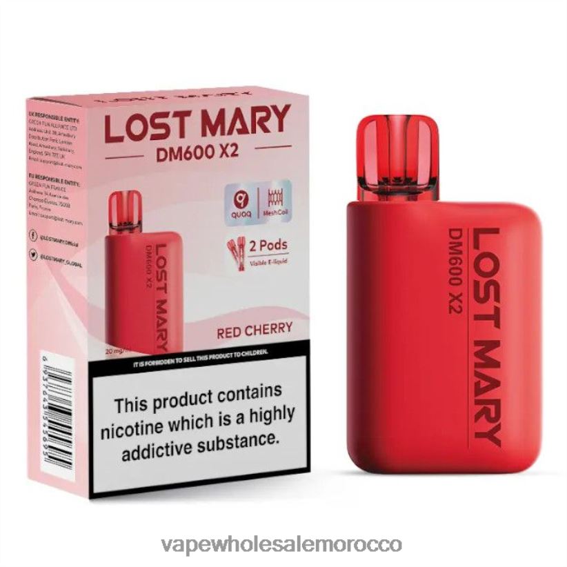 السجائر الالكترونية - الكرز الأحمر R840F2479 LOST MARY DM600 X2