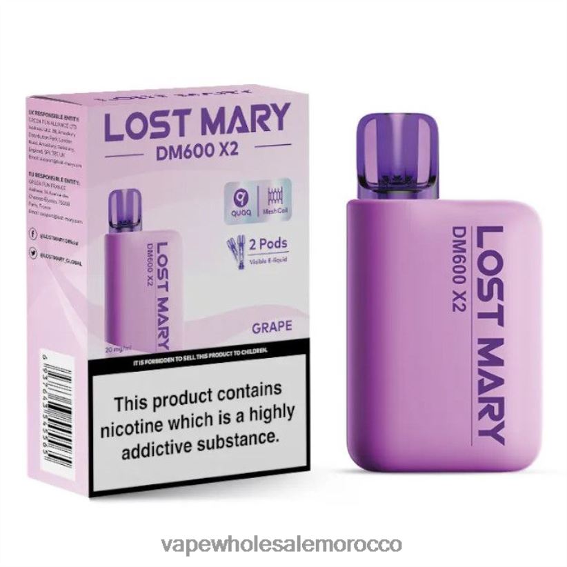 Vape Morocco - عنب R840F2472 LOST MARY DM600 X2