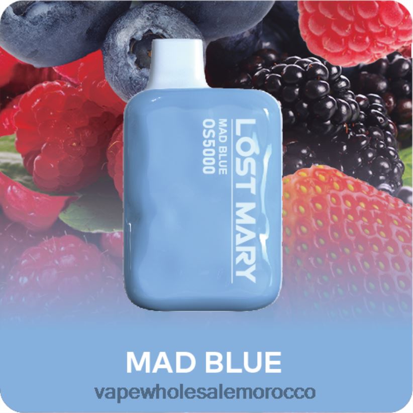 Vape Wholesale Morocco - الأزرق المجنون R840F2493 LOST MARY OS5000