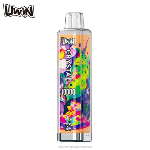 Morocco Vape Wholesale - UWIN CRYSTAL 10000 سيجارة يمكن التخلص منها جليد الخوخ X464375