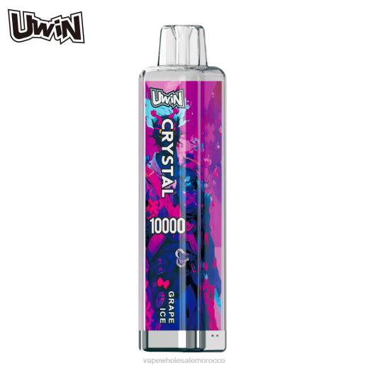 Vape بالجملة - UWIN CRYSTAL 10000 سيجارة يمكن التخلص منها جليد العنب X464367