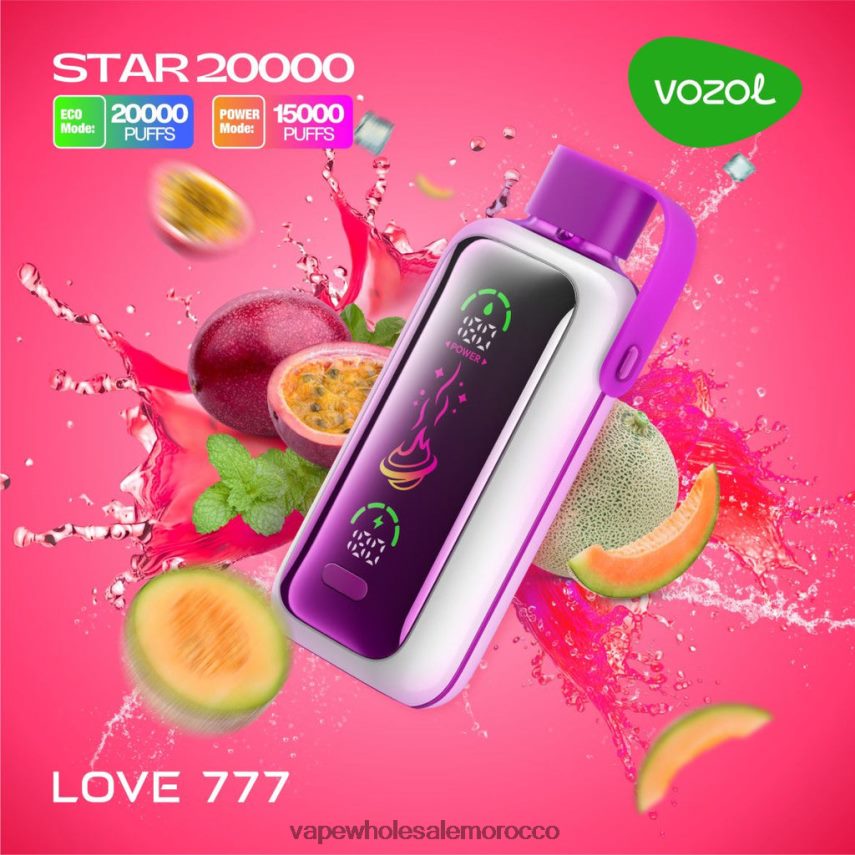 Disposable Vape Morocco - الحب 777 VOZOL STAR 20000 2DF20T12