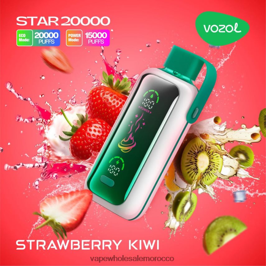 E Cig Wholesale Distributors - كيوي فراولة VOZOL STAR 20000 2DF20T20