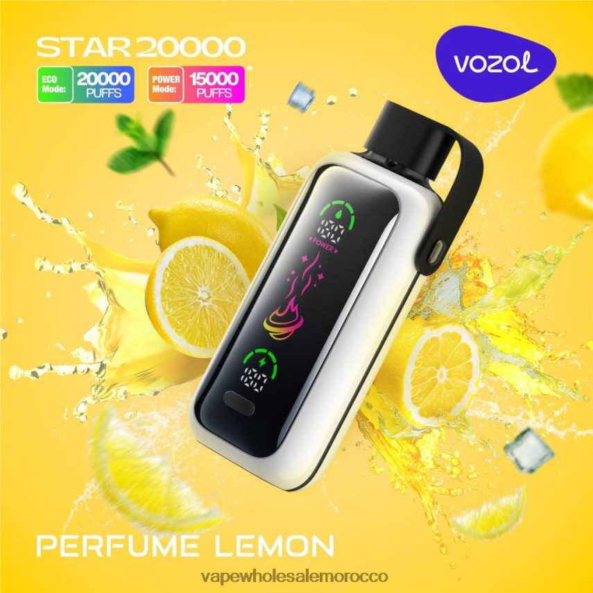 Electronic Cigarette Morocco - عطر الليمون VOZOL STAR 20000 2DF20T17