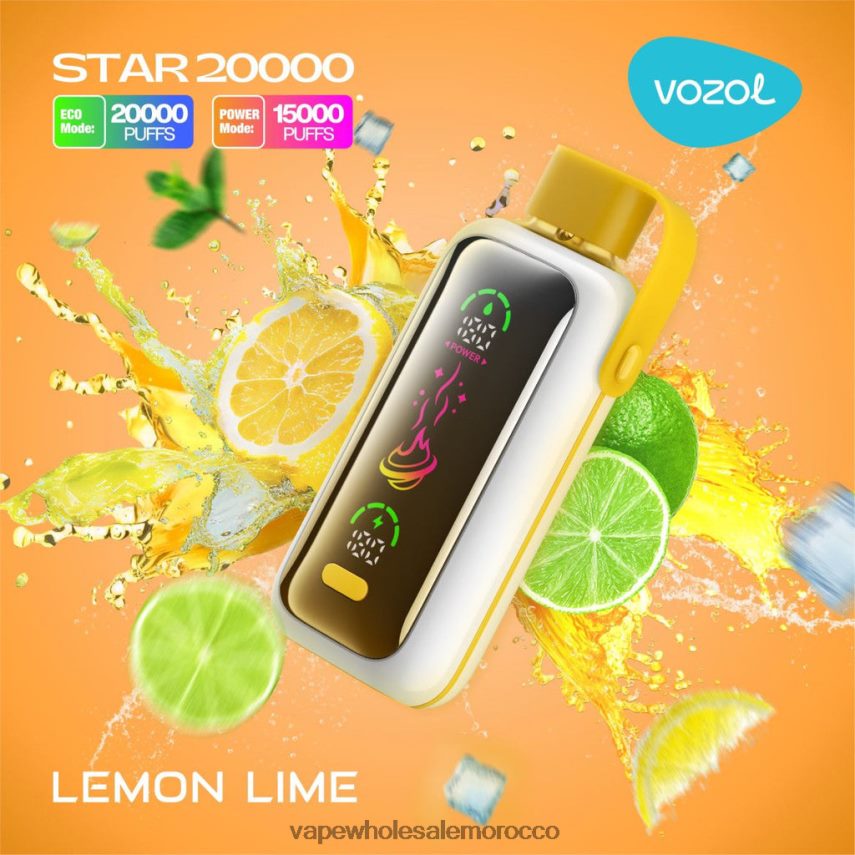 Morocco Vape Shop - ليمون VOZOL STAR 20000 2DF20T11