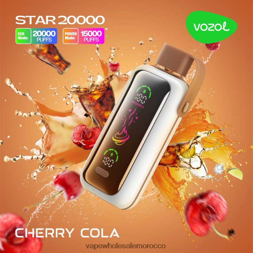 السجائر الالكترونية - كولا الكرز VOZOL STAR 20000 2DF20T6